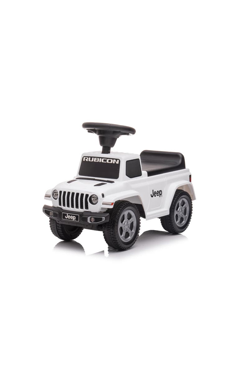 FREDDO Jeep Rubicon Foot to Floor Ride-On for Toddlers, Main, color, White