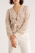 BY DESIGN Lollipop Bow Cardigan Sweater