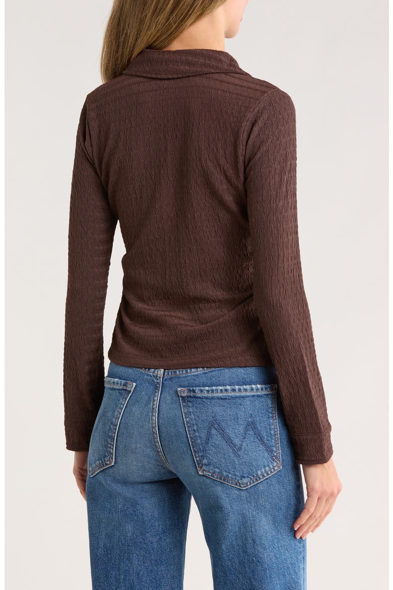 Lace Slim Button Front Sweater, Alternate, color, ESPRESSO