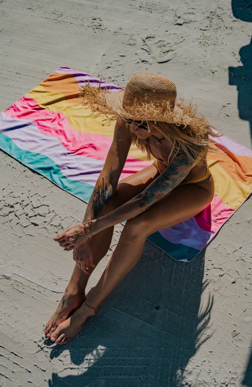 Katydid Beach Please Quick Dry Beach Towel