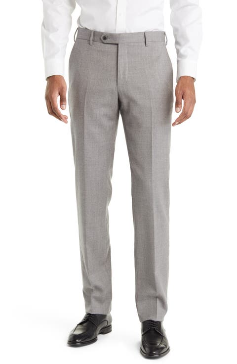 Parker Flat Front Stretch Wool Flannel Trousers (Nordstrom Exclusive)