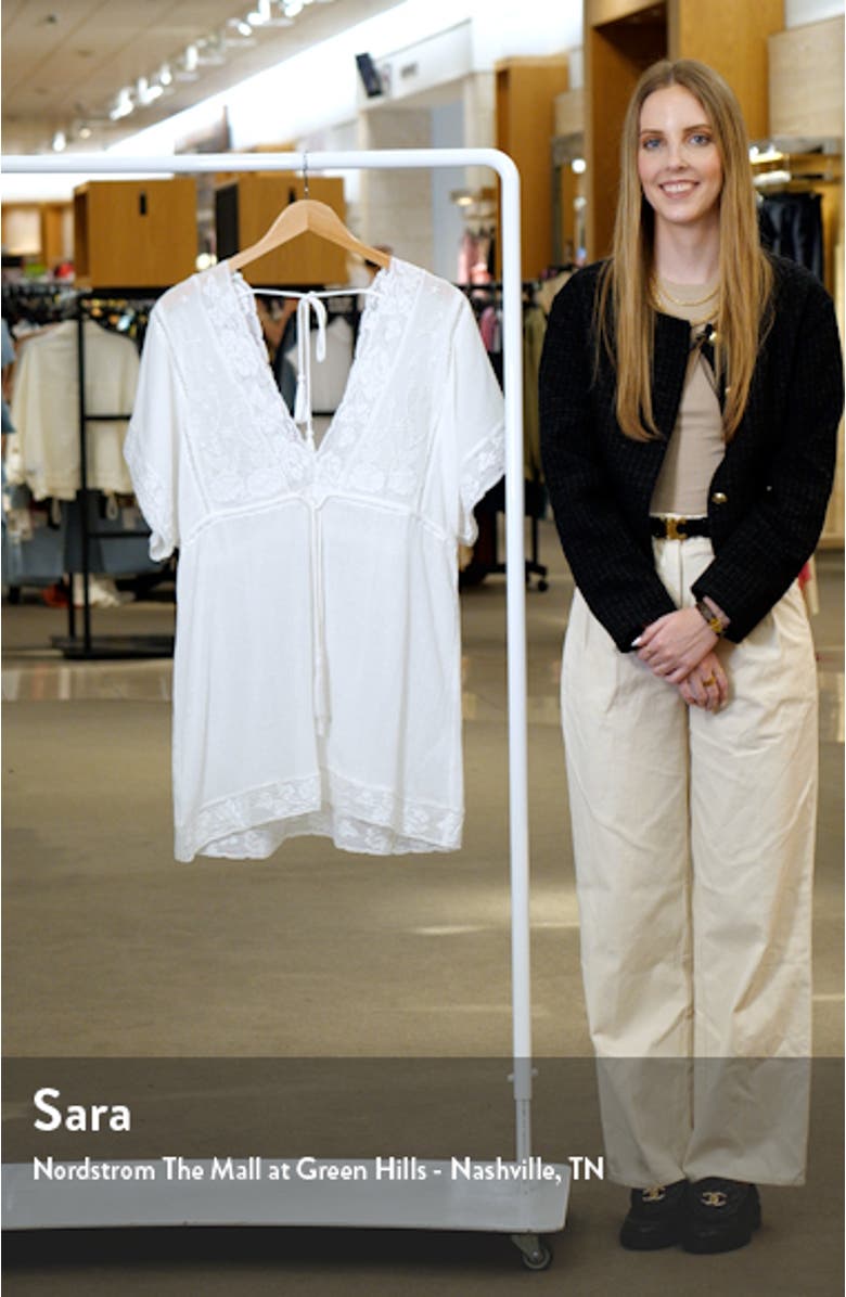 Lace Trim Beach Cover-Up, sales video thumbnail