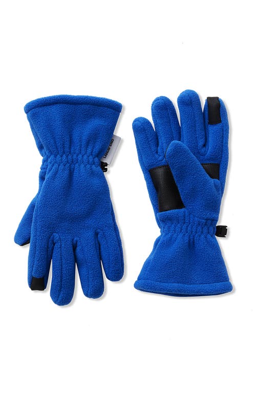 Lands' End Kids Fleece Gloves In Blue