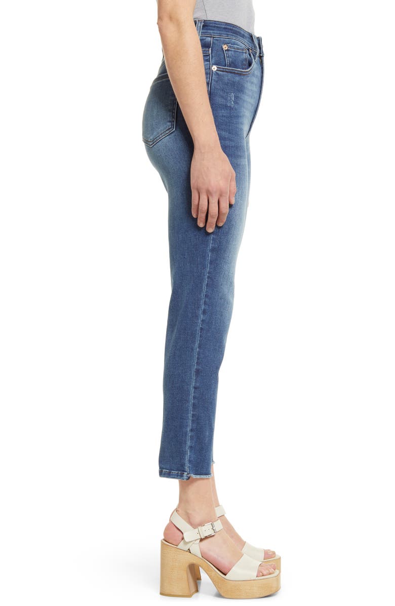 STS Blue Women's Paisley Straight Leg High Waist Jeans, Alternate, color, 