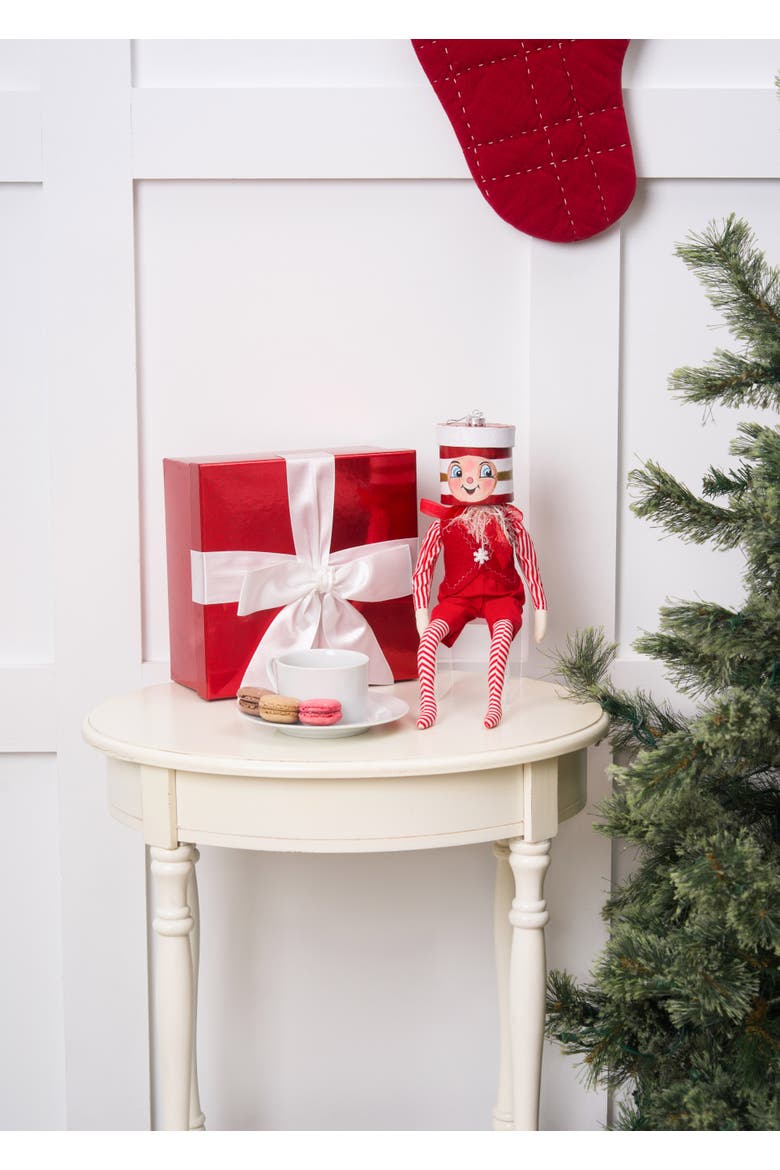 Micah Joe Spencer Gathered Traditions Figurine, Alternate, color, Red