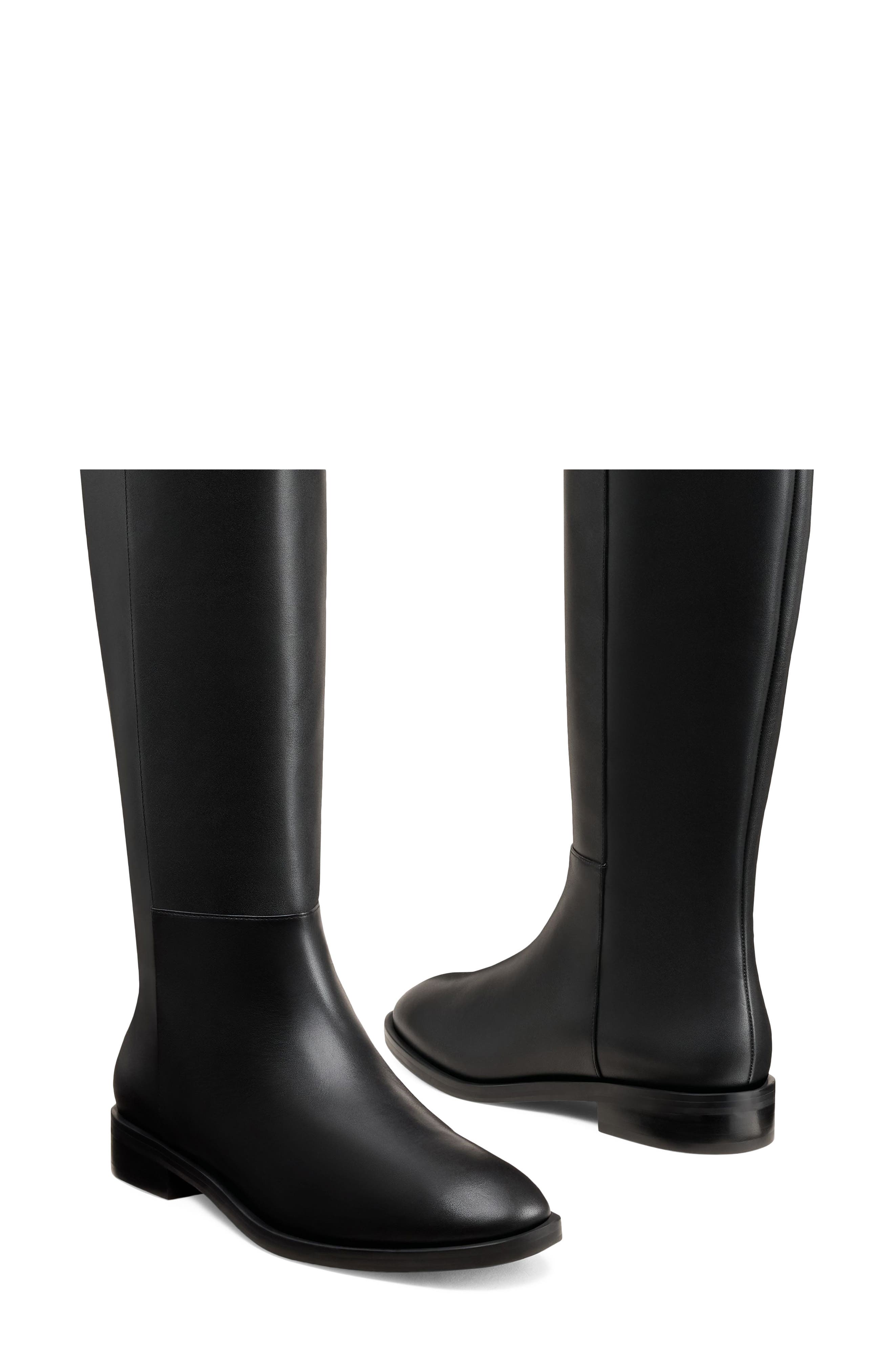 Gracie Tubo Boot, Alternate, color, BLACK