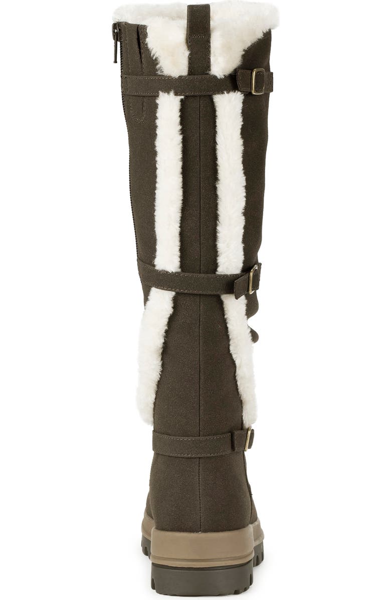 BARETRAPS Navia Faux Fur Lined Tall Boot, Alternate, color, Dark Brown