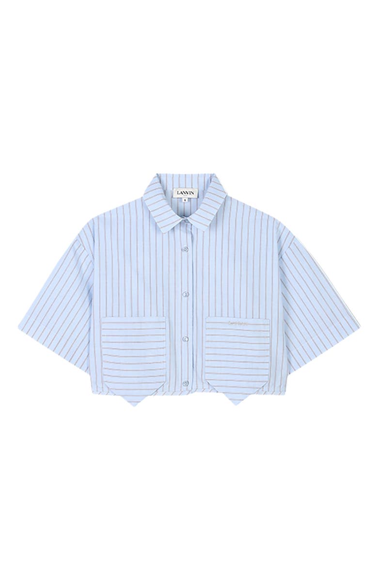 Lanvin KIDS SHIRT AND SHORTS SET, Alternate, color, 