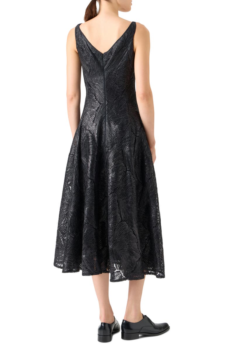Akris Lace Cocktail Dress, Alternate, color, Black