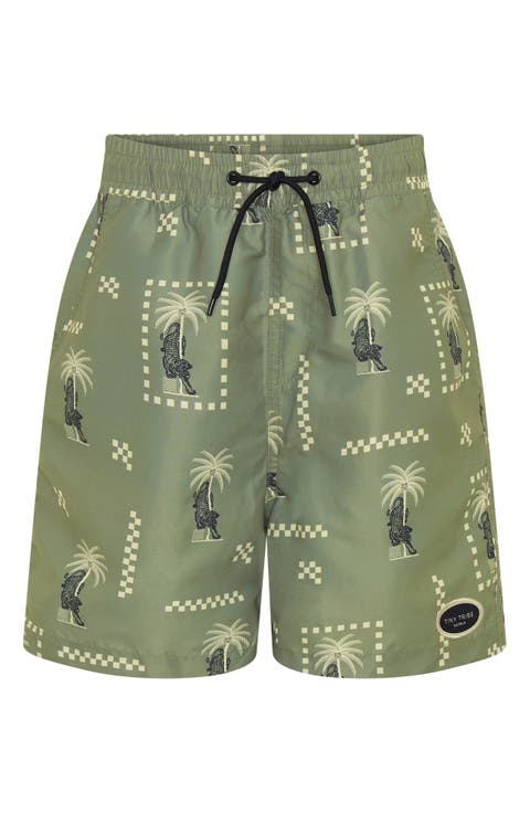 Kids' Tiger Island UPF 50+ Swim Trunks (Big Kid)