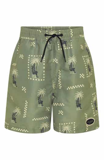 Kids' Tiger Island UPF 50+ Swim Trunks