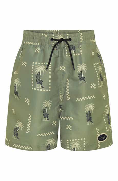 Kids' Tiger Island UPF 50+ Swim Trunks