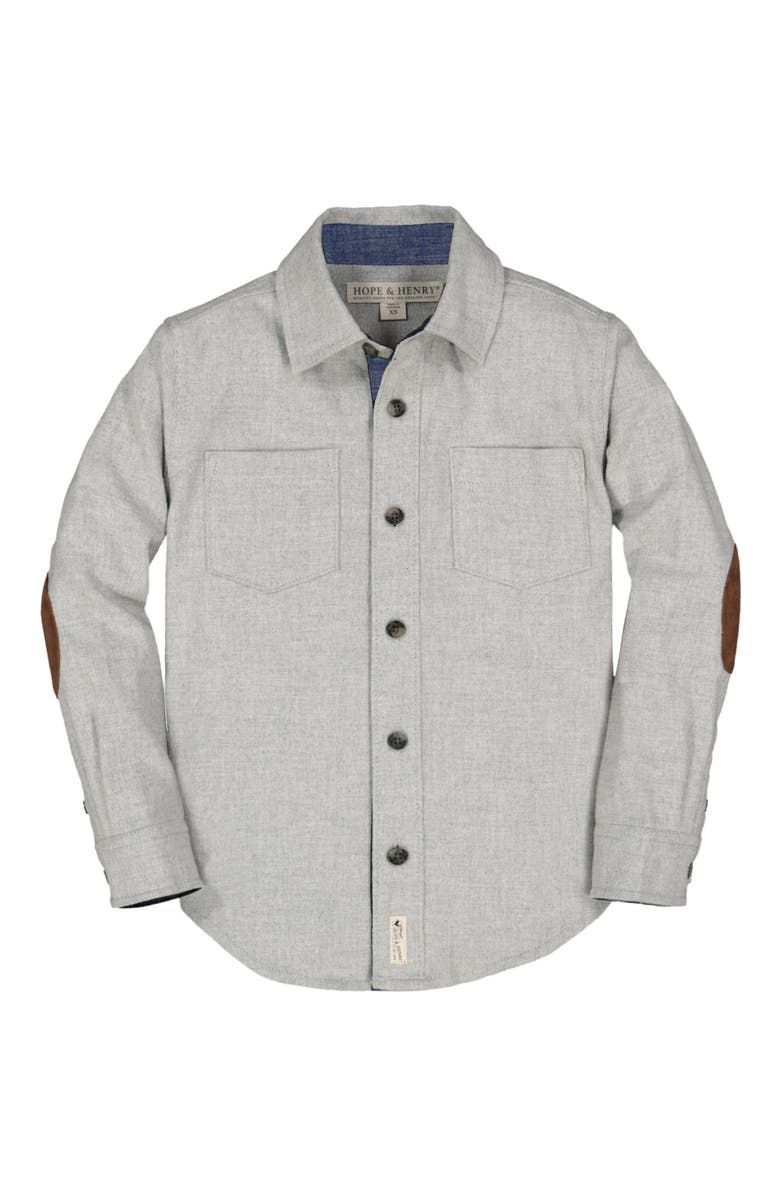 Hope & Henry Boys' Organic Flannel Shirt, Kids, Main, color, 