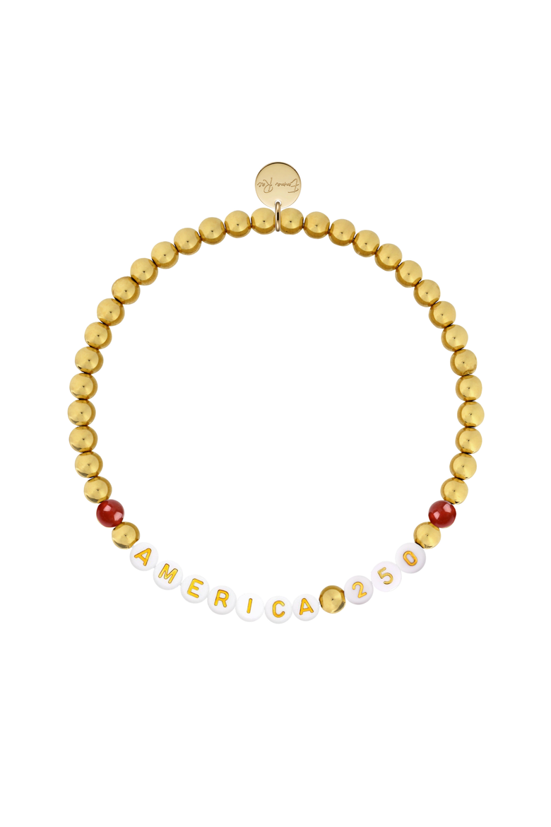 America 250 Gold Filled Bracelet, Main, color, Metallic Gold