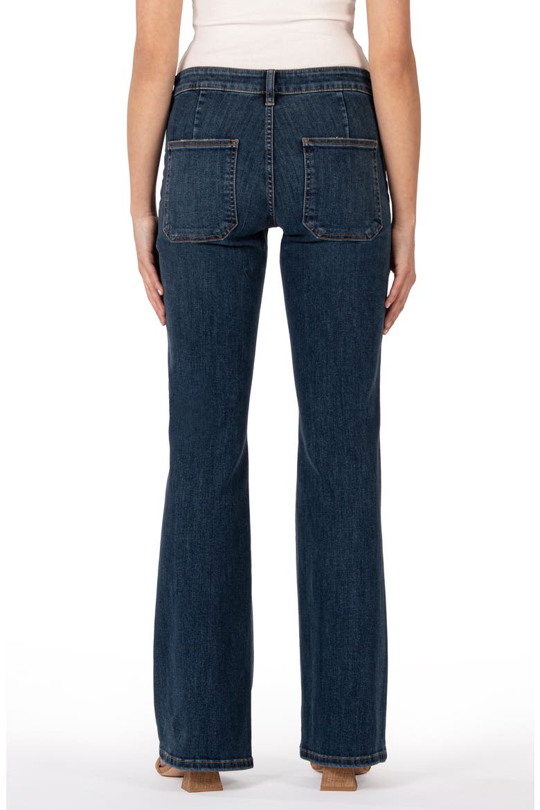 Ana Patch Pocket Flare Jeans, Alternate, color, DEDUCTIVE W/DK