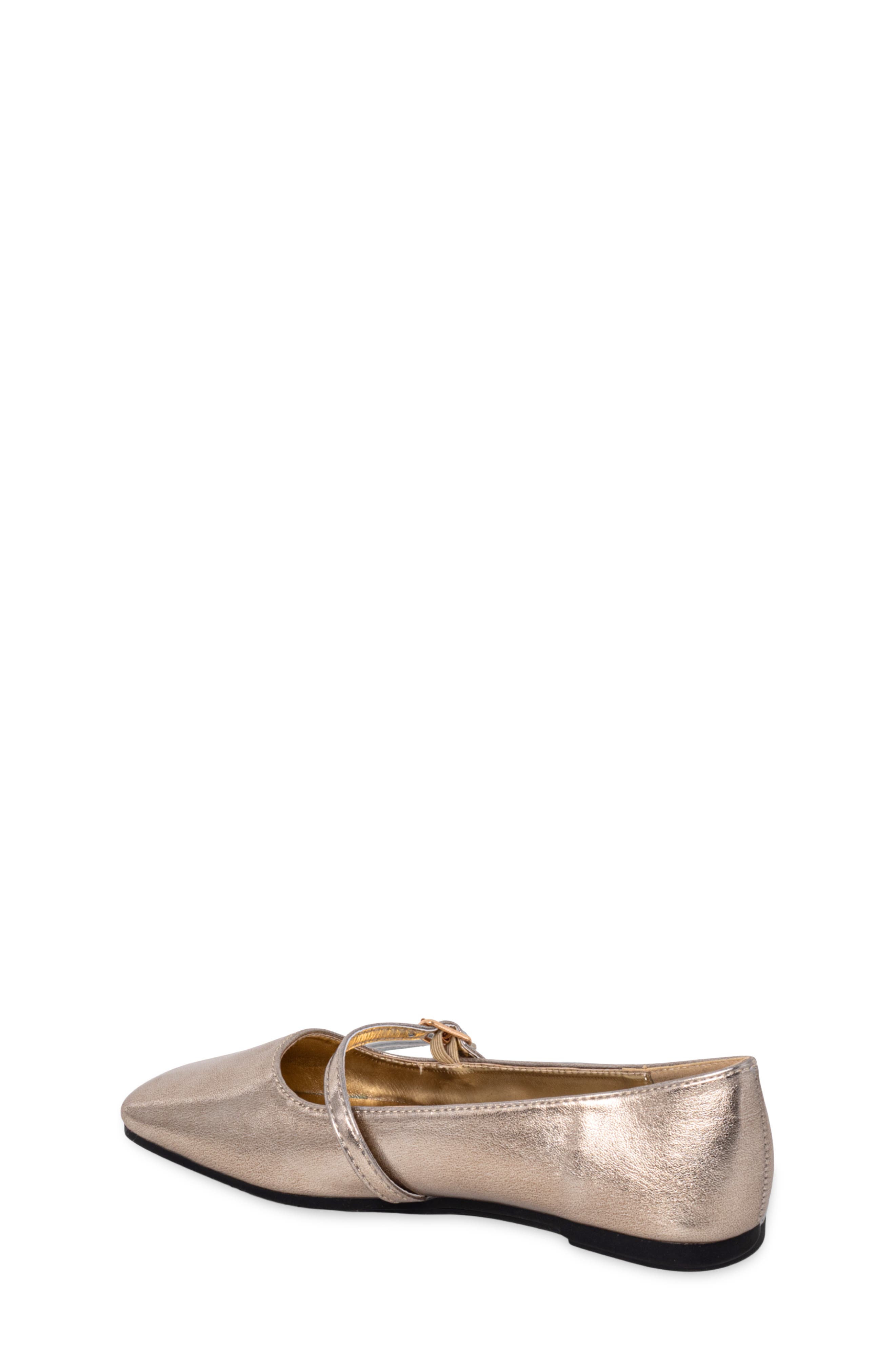 Kids' Adele Mini Faux Leather Mary Jane, Alternate, color, LIGHT GOLD