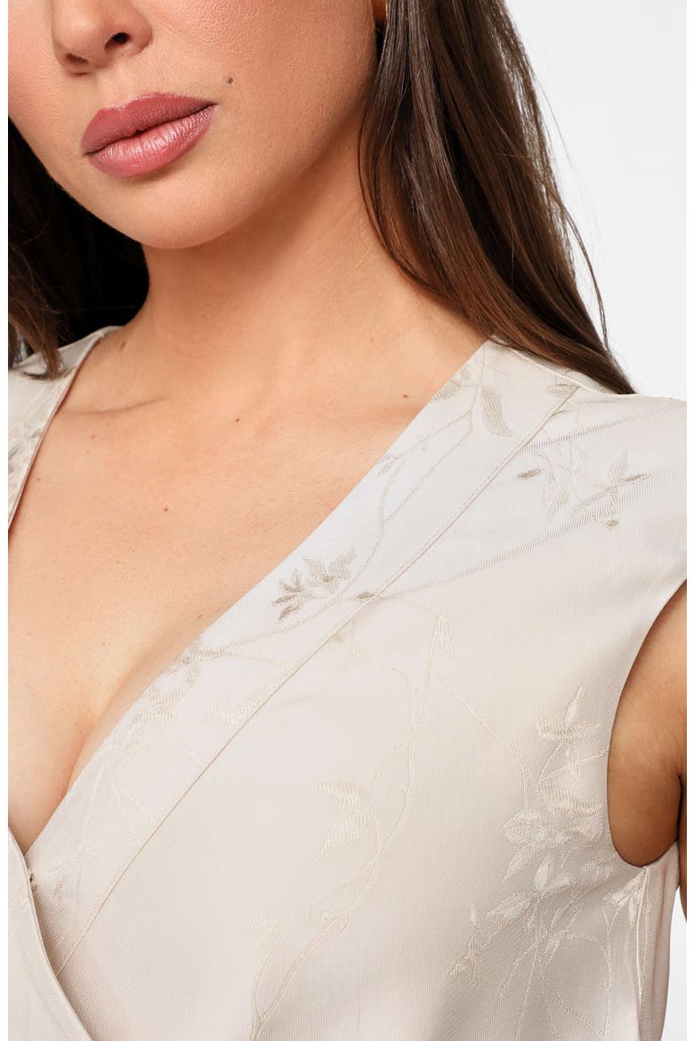 Whitney Jacquard Wrap Dress, Alternate, color, DREAMY MOON MULTI