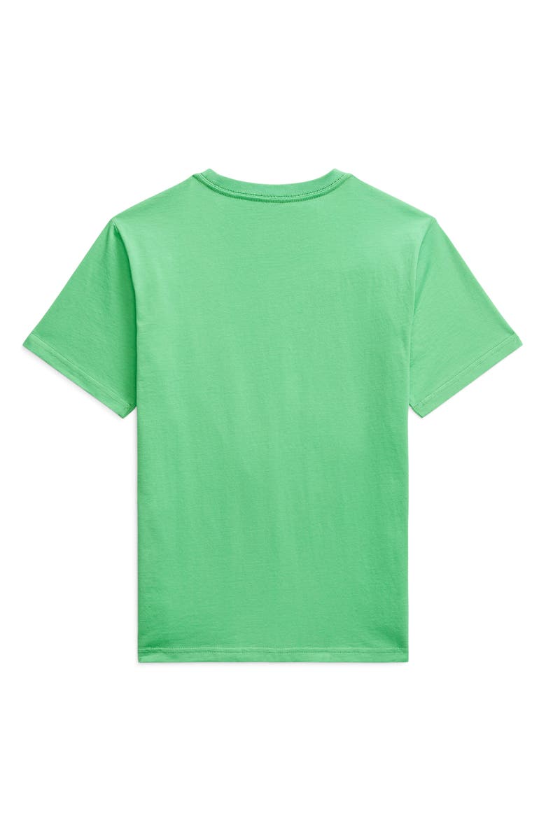 Ralph Lauren Kids' Solid Cotton Crewneck T-Shirt, Alternate, color, 