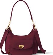 baggallini Coastal Flip Lock Half Moon Bag