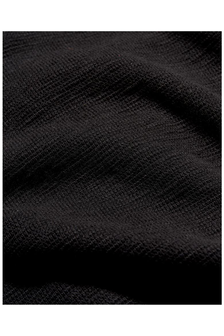 Slub Tuck Henley, Alternate, color, BLACK
