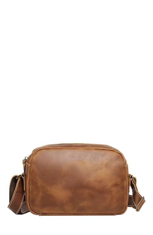 STEEL HORSE LEATHER Soren Vintage Leather Crossbody Bag Sling | Versatile and Durable Leather Bag in Brown  product