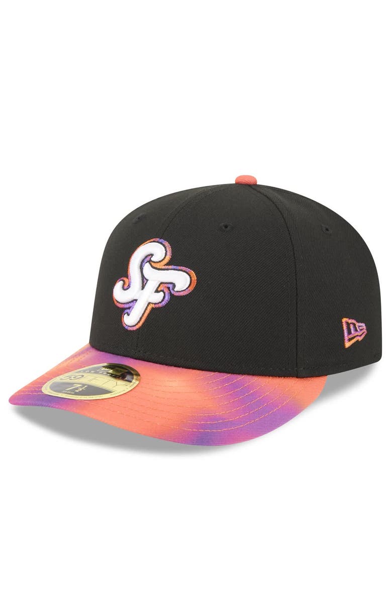 New Era Men's New Era Black/Orange San Francisco Giants 2025 City Connect Low Profile 59FIFTY Fitted Hat, Alternate, color, Black