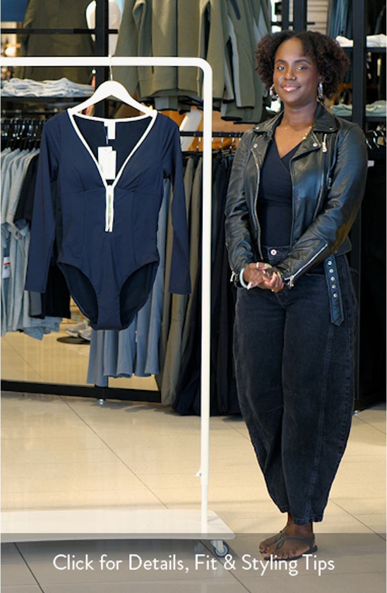 Babylon Long Sleeve One-Piece Rashguard Swimsuit, sales video thumbnail