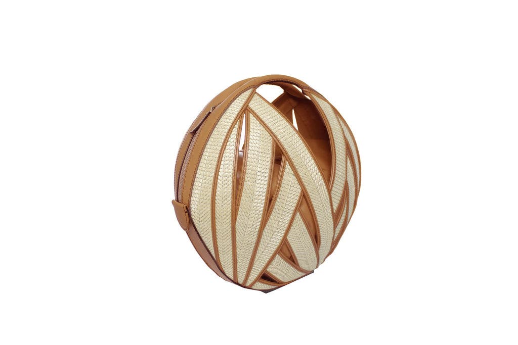PERRIN PARIS Le Panier Raphia Handbag, Alternate, color, 