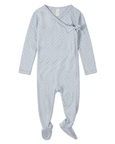 Toddler Boys Pointelle Rayon Blend Footie