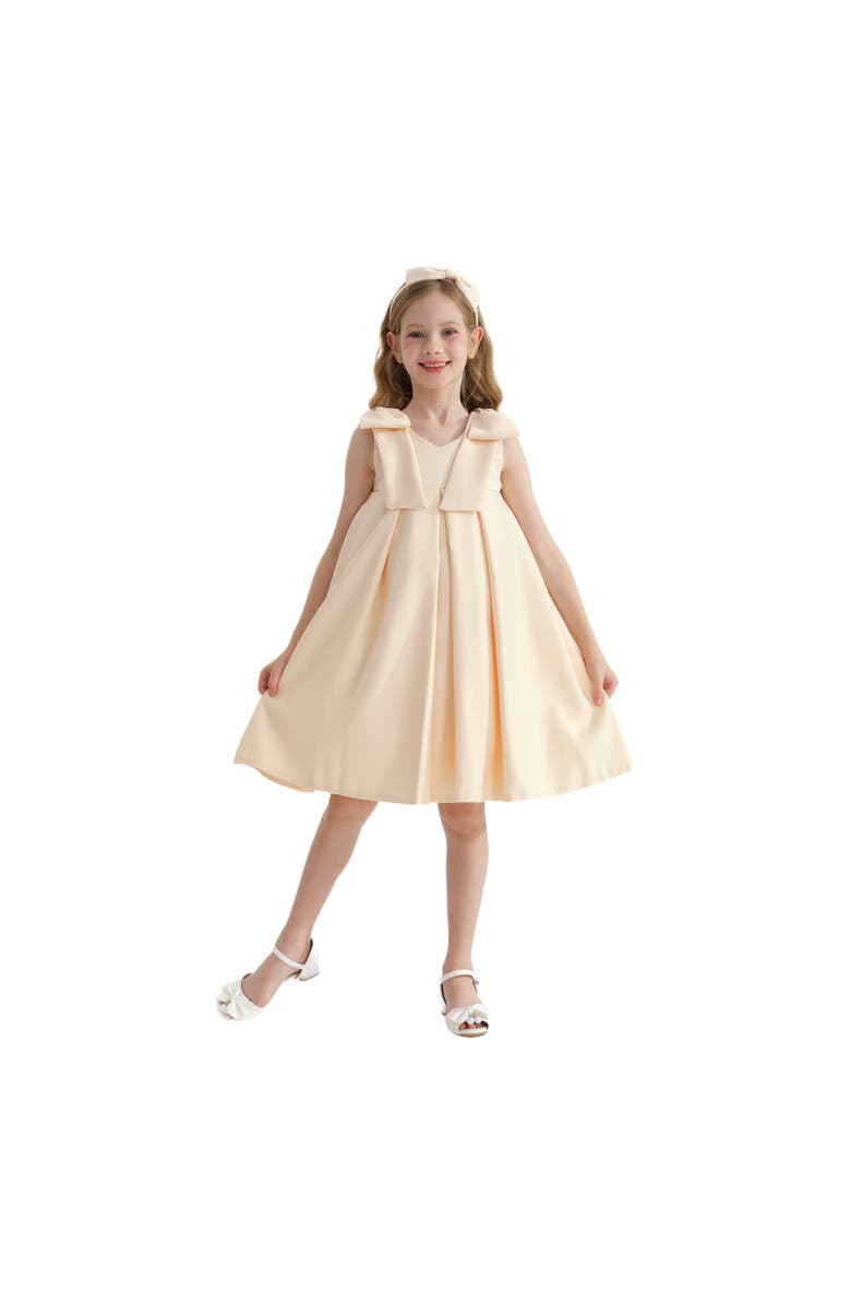 Tulleen Palermo Dress, Alternate, color, Champagne