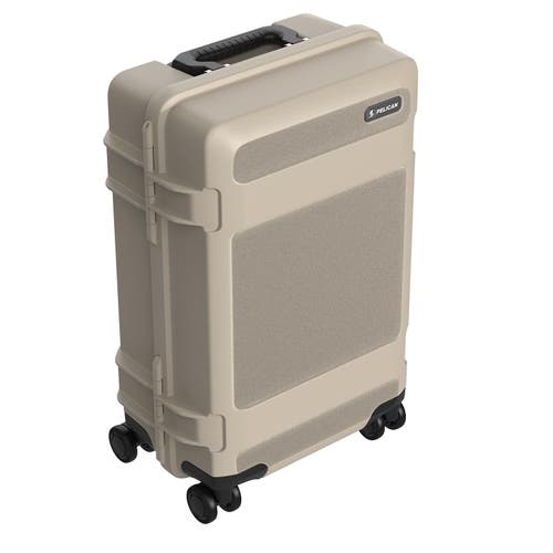 Pelican Atx Luggage Hardside  22 Inch Carry On Spinner Luggage In Sand