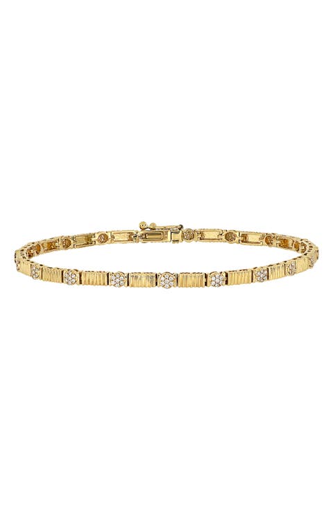 Cleo Diamond Cluster Station Bracelet (Nordstrom Exclusive)