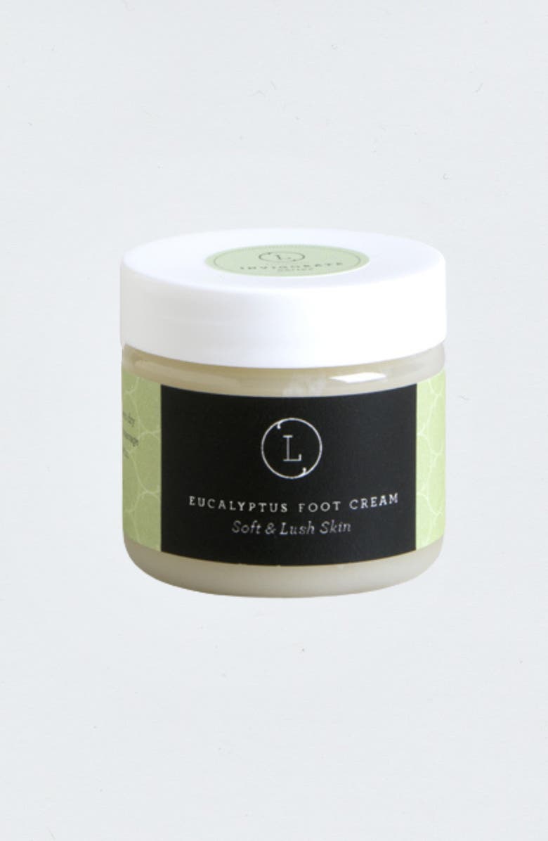 Lizush Eucalyptus Shea Butter Foot Cream, Main, color, NO COLOR
