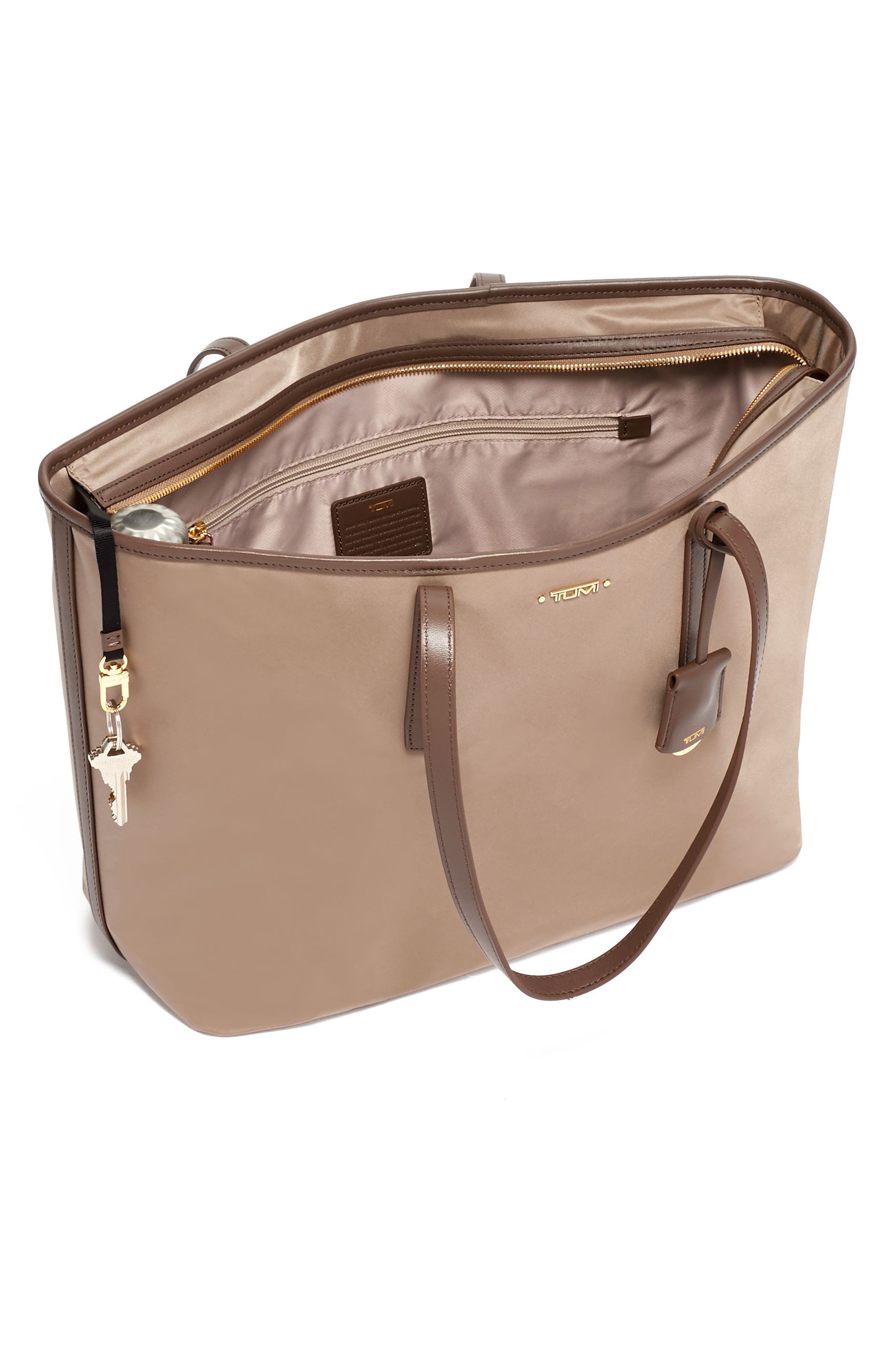 Voyageur Everyday Nylon Tote, Alternate, color, FOSSIL