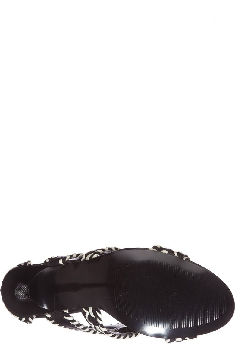 N.Y.L.A. 'Wlwen' Cutout Sandal, Alternate, color,