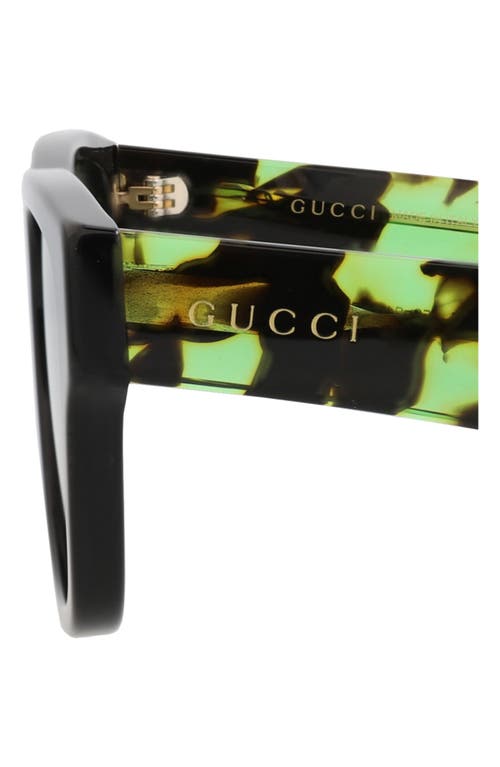 Gucci Square-frame Recycled Acetate Sunglasses In Black