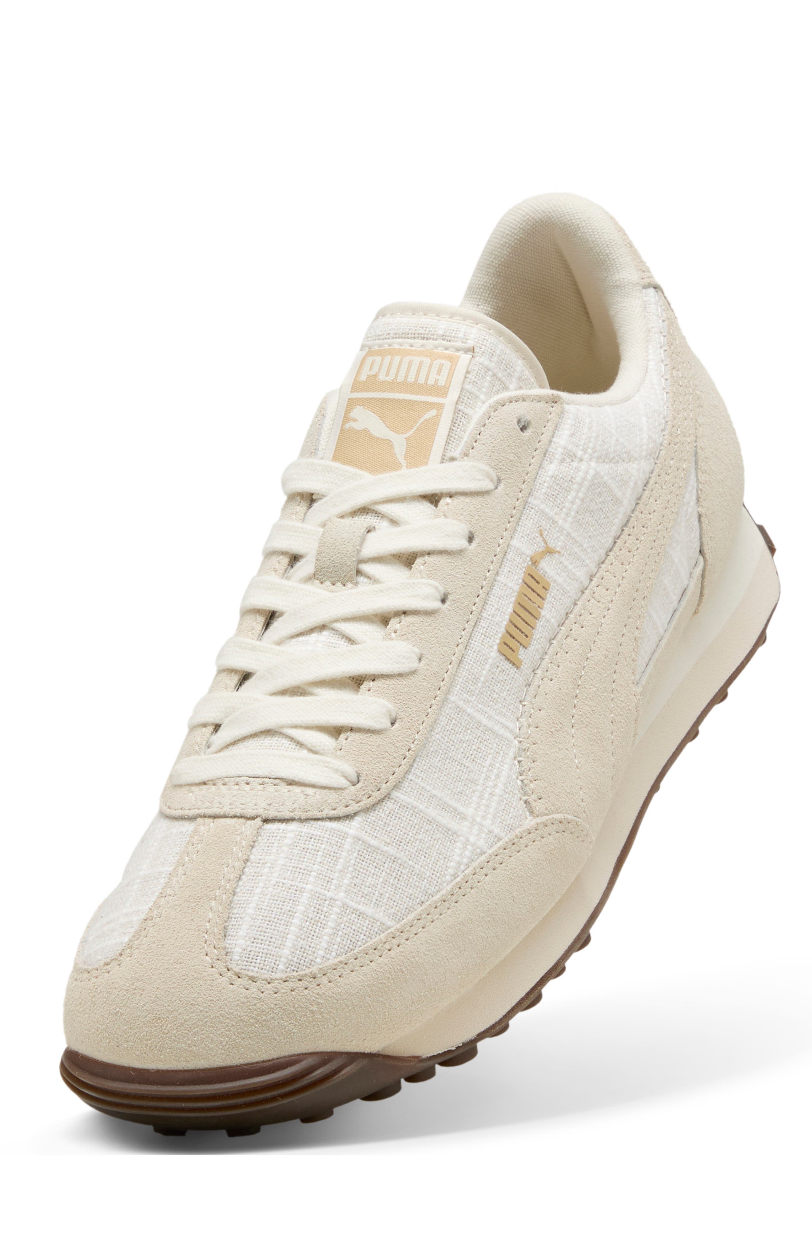 PUMA Easy Rider Straw Sneaker, Alternate, color, Alpine Snow/ Warm White
