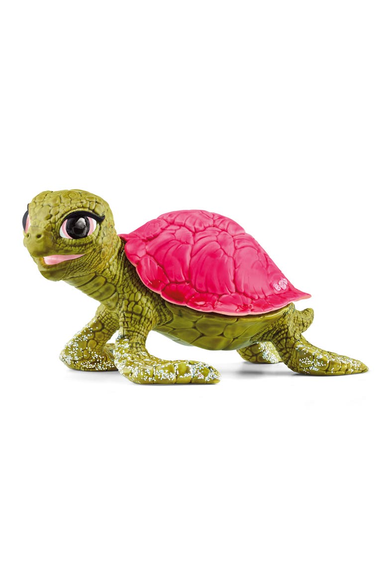 Bayala Pink Sapphire Turtle, Collectible Toy Figure, Kids Ages 5+, Main, color, Multicolored