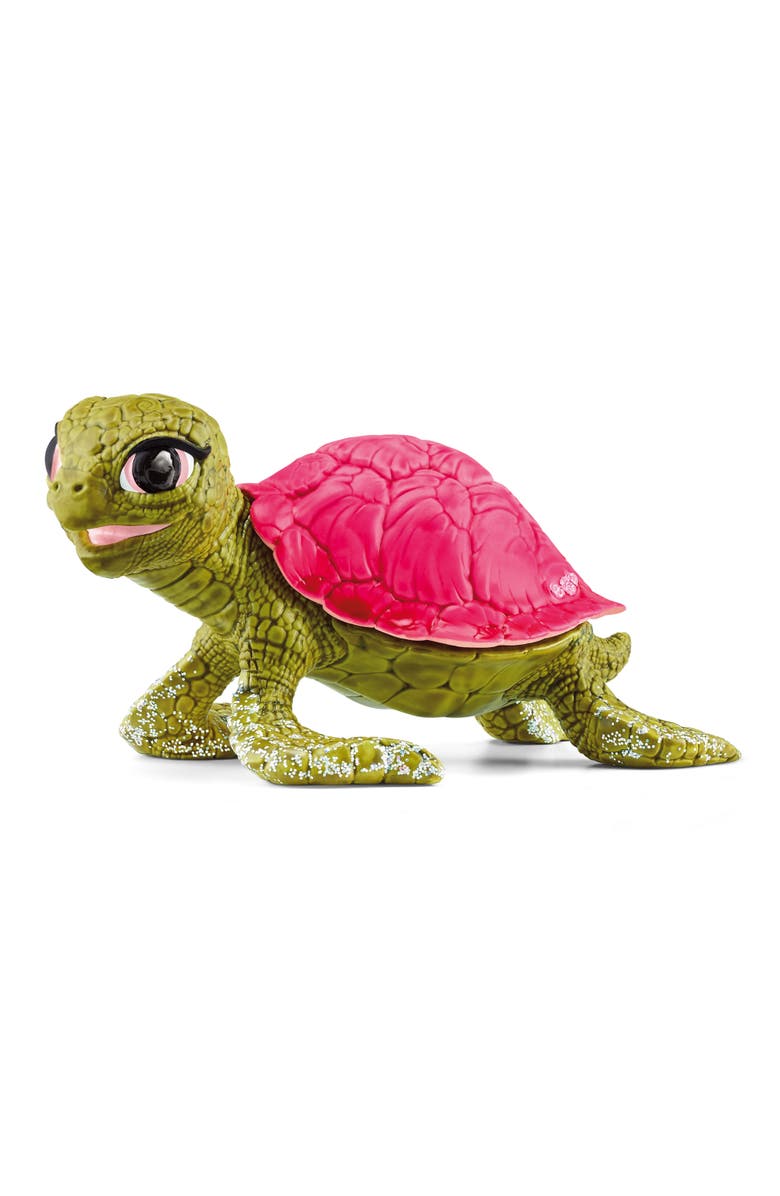 Schleich Bayala Pink Sapphire Turtle, Collectible Toy Figure, Kids Ages 5+, Main, color, Multicolored