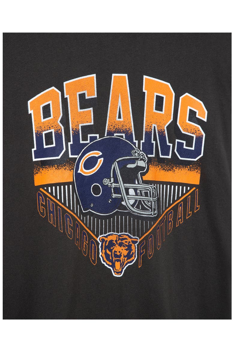 Chicago Bears Drop Shoulder Cotton Sweatshirt, Alternate, color, VINTAGE BLACK