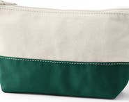 Lands' End Zipper Canvas Pouch
