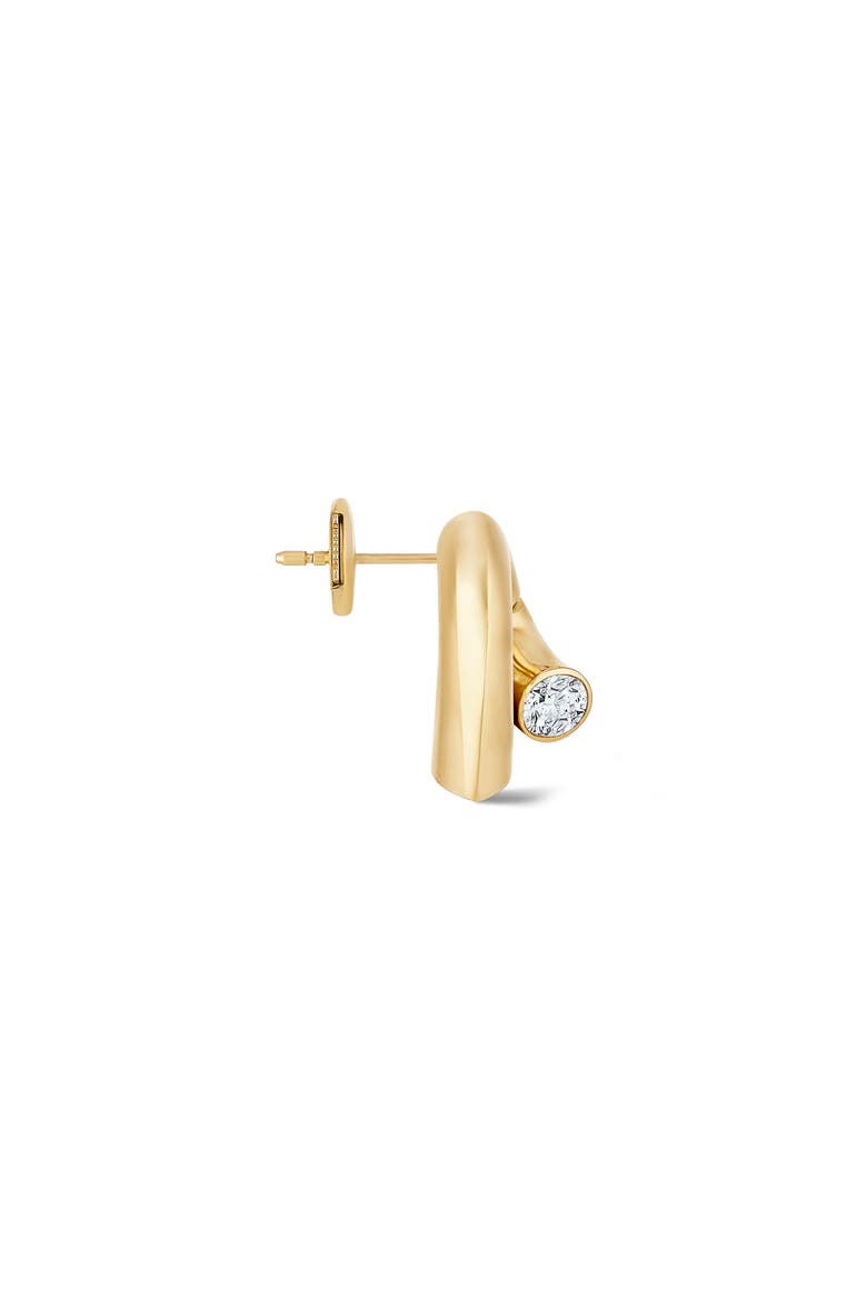 Oera Knot Stud Earrings, Alternate, color, 18K YELLOW GOLD