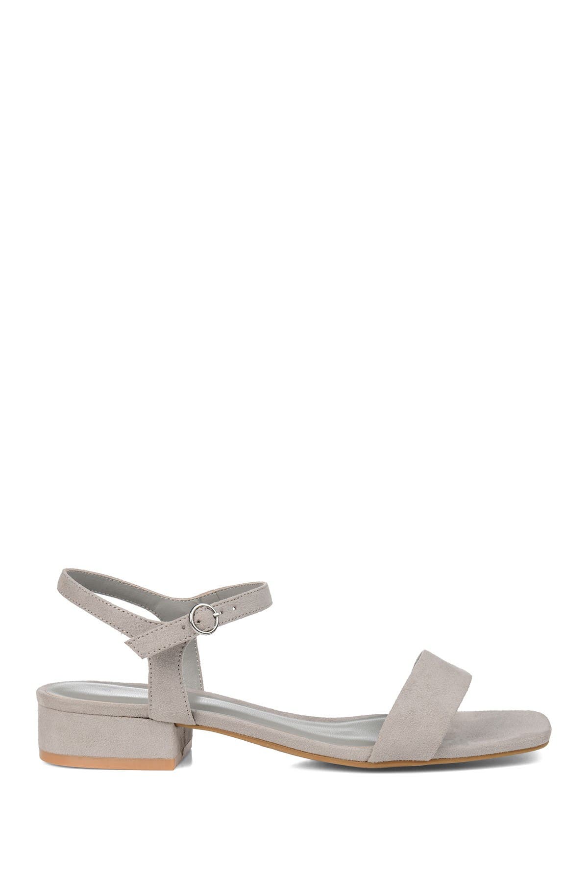 Journee Collection JOURNEE Beyla Open Toe Sandal, Alternate, color, Grey