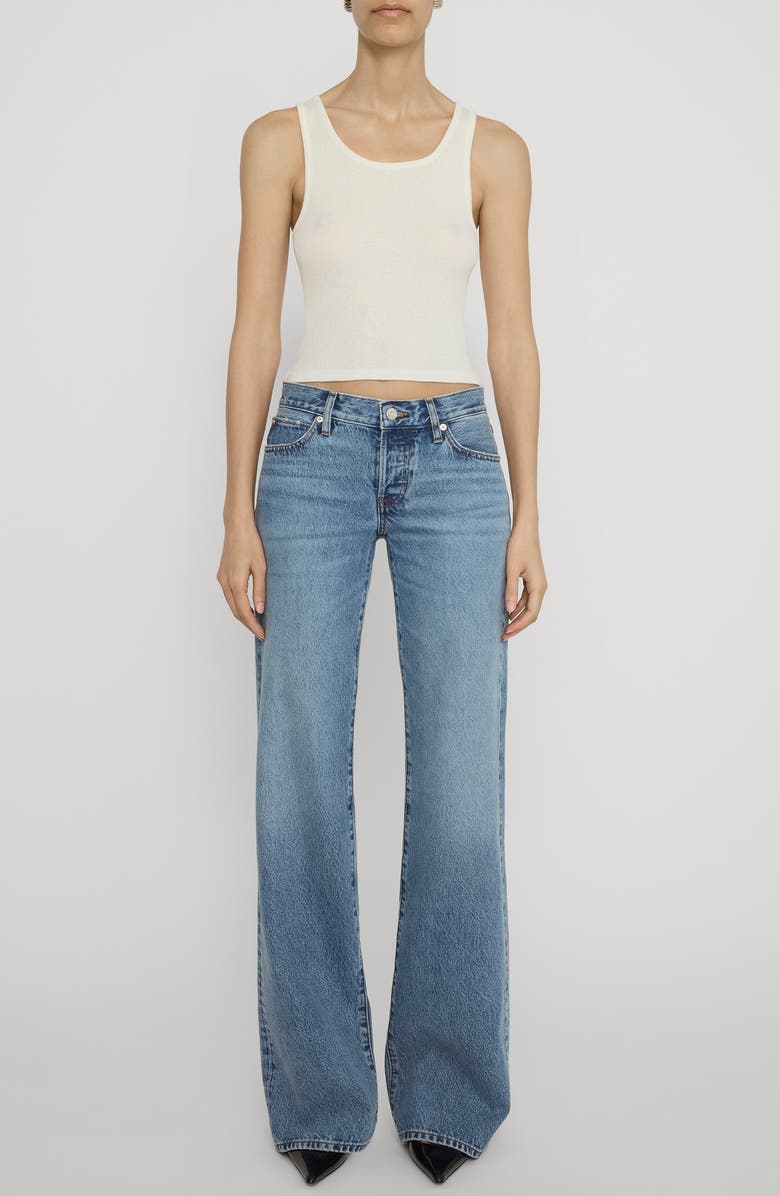 FRAME x Amelia Gray The Gray Relaxed Bootcut Jeans, Alternate, color, Rapture