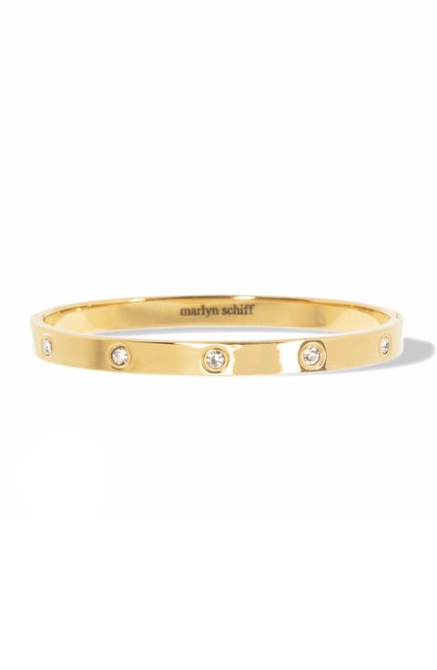 Waterproof Cubic Zirconia Bangle Bracelet