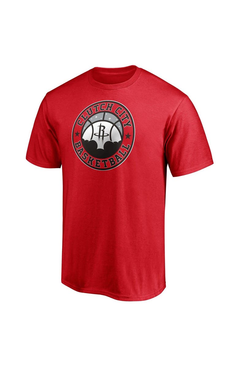 FANATICS Men's Fanatics Branded Red Houston Rockets Post Up Hometown Collection T-Shirt, Alternate, color, 