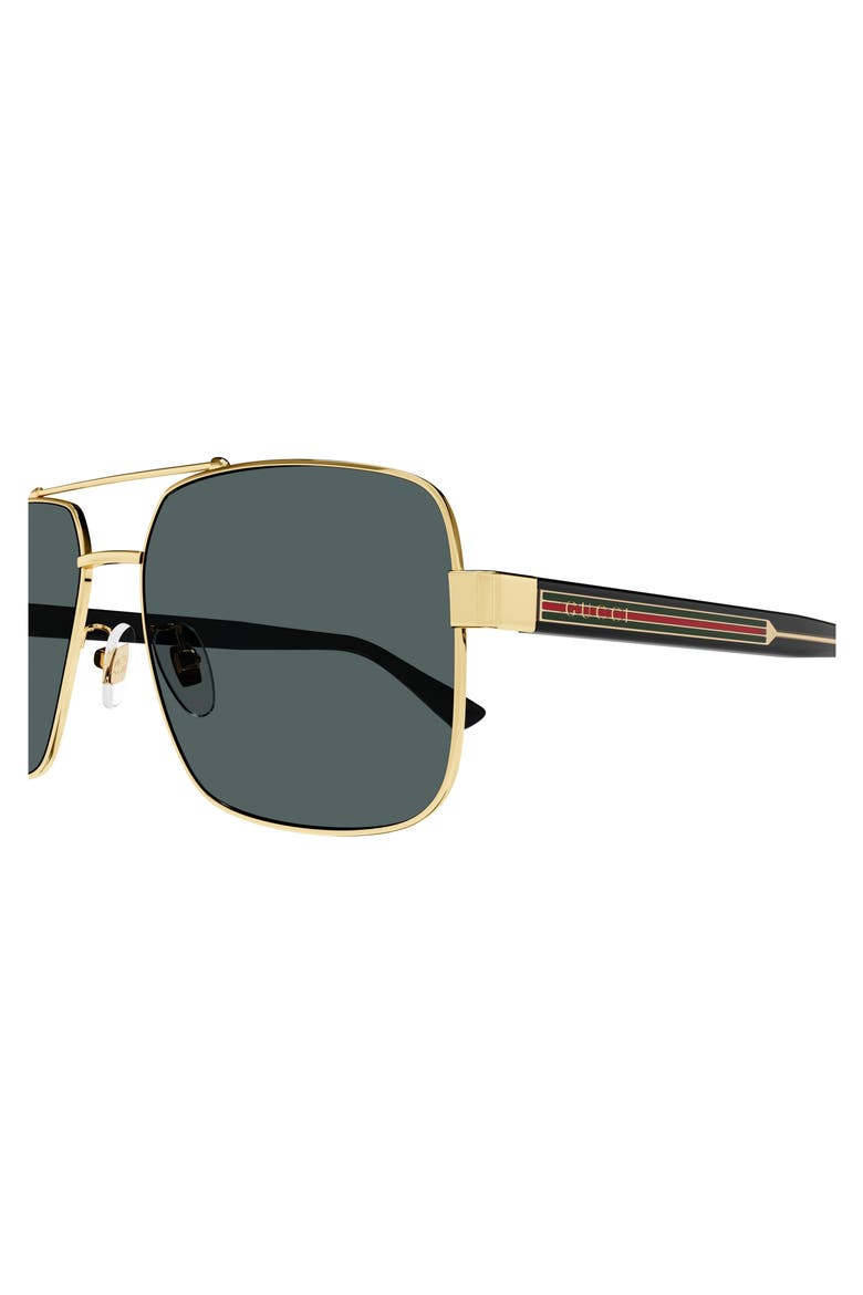 Polarized Aviator Sunglasses, Alternate, color, GOLD