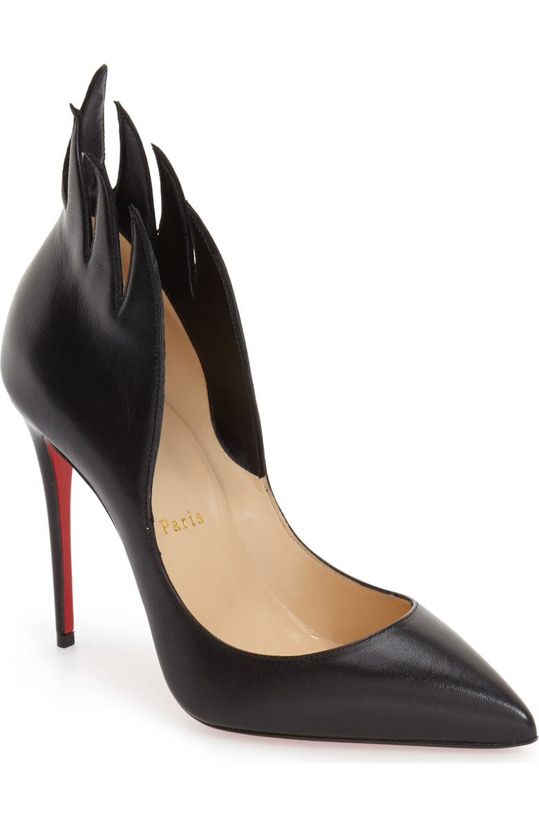 Christian Louboutin 'Victorina' Flame Topline Pointy Toe Pump, Main, color,