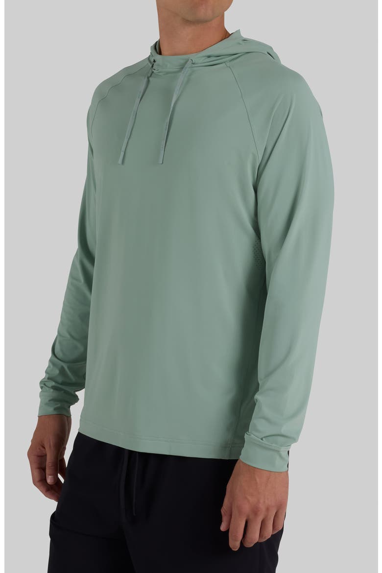 Bad Elements Cooling Mesh Hoodie, Alternate, color, WASHED SAGE