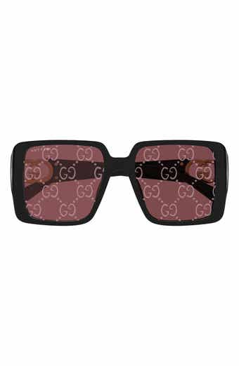 Gucci 54mm square sunglasses glitter shop